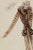 Not Yet Made - Made To Order Vintage French Fashion Art Print – Brown Art Deco Illustration, 18" X 24" For Sale - Image 5 of 9