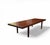 Beautiful teak coffee table with a warm tone and a striking natural grain across the top. It’s long and low (58” L x 21” W...