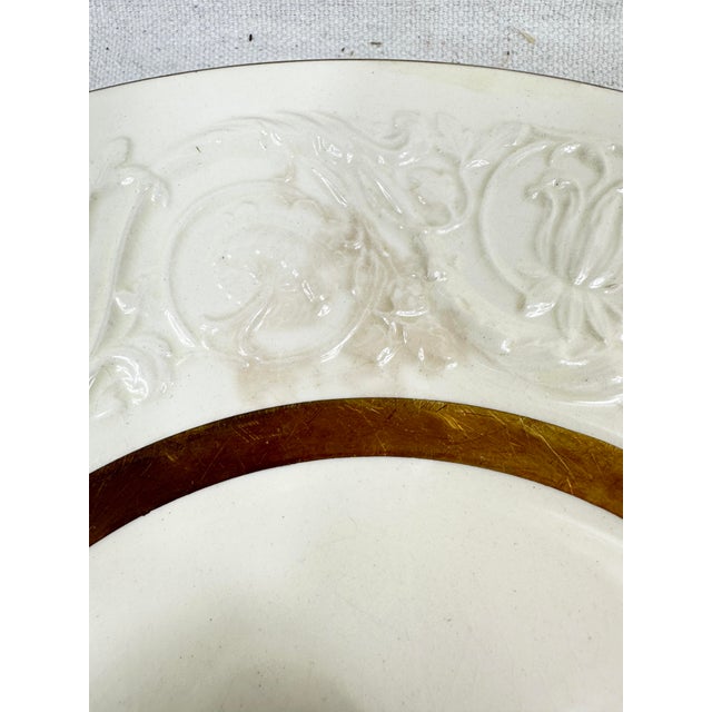 White Vintage Wedgwood Patrician Dinner Plates-Set of 11 For Sale - Image 8 of 10