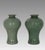 Chinese Antique Chinese Celadon Glazed Porcelain 'Plum' Vases, a Pair (Qing Mei Ping Vases) For Sale - Image 3 of 11