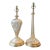 Vintage Murano Attributed Gold Aventurine Glass Table Lamps – Restored Set - a pair For Sale