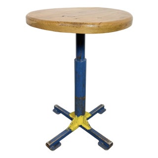 Vintage Industrial Workshop Stool, 1960s For Sale
