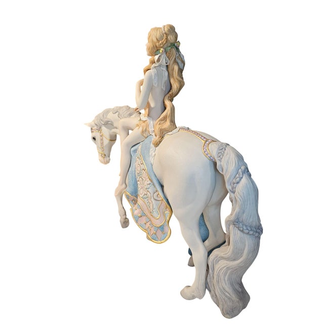 Cybis Porcelain Lady Godiva Riding Horse Figurine by Lynn Klockner Brown Le 200 For Sale In Tulsa - Image 6 of 14
