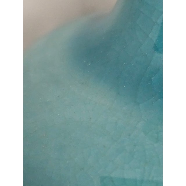 Blue Rookwood Art Pottery Vase, Shape 778 — Blue Glaze, Dated 1945 For Sale - Image 8 of 12