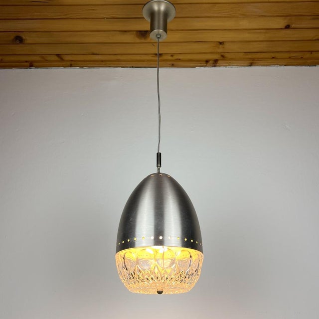 Mid-Century Modern Italian Glass Pendant Lamp, 1960s For Sale - Image 13 of 18