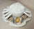 Vintage Handmade Italian White Majolica B. Altman Crab Clam Covered Pottery Dish For Sale - Image 4 of 14