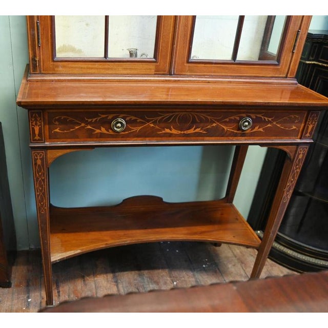 Early 20th Century Edwardian Display Cabinet in Mahogany, 1900 For Sale - Image 5 of 8