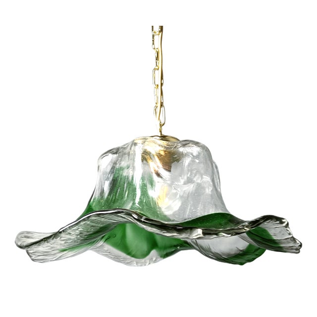 Vintage Murano Glass Pendant Light from Mazzega, 1960s For Sale