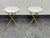 Boston Loft Furnishings Linus Marble Side Tables, Pair For Sale - Image 11 of 12