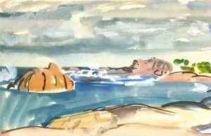 Madeleine Scali, Ocean Front Landscape