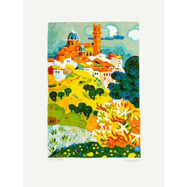 Guy CHARON ALTEA lithograph on BFK Rives paper signed and numbered in pencil edition : 275 copies in mint condition