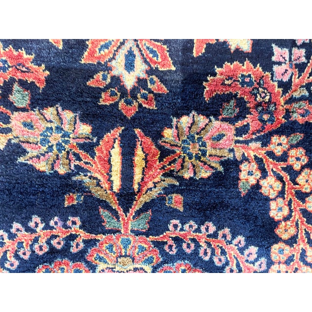 Antique Persian Mohajeran Sarouk Rug For Sale - Image 4 of 9