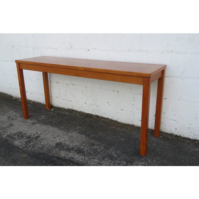 Mid-Century Modern Interform Collection Danish Modern Long Library Console Table 6273 For Sale - Image 3 of 15