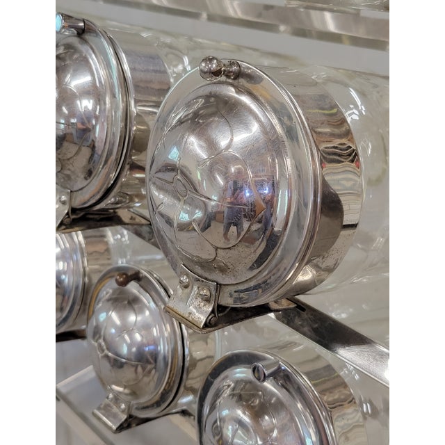 Antique 1920s Argentinian Vendosolo 18 Canister Candy Store Display (Caramelera) For Sale - Image 9 of 18