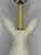 White 1990s Rabbit Table Lamp With Green Base For Sale - Image 8 of 13