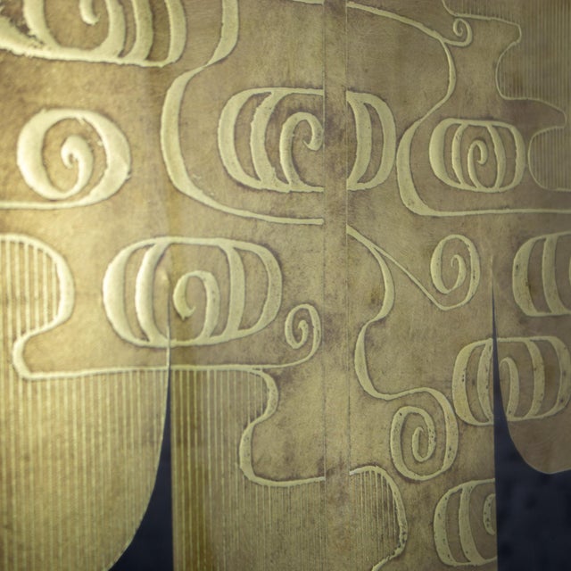 Late 20th Century Late 20th Century Art Deco Revival Kinder Harris Large Scale Art Titled “Deco Kimono Ii” Signed Tim Vance For Sale - Image 5 of 18