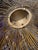 Metal Vintage 30” Brass-Finish Starburst Sunburst Wall Sculpture For Sale - Image 7 of 9