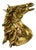 Mid-Century Modern Sculptural Brass Horse Head Ashtray, 1970s For Sale