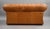Tan Leather Two-Seater Chesterfield Sofa, 1980 For Sale - Image 4 of 9