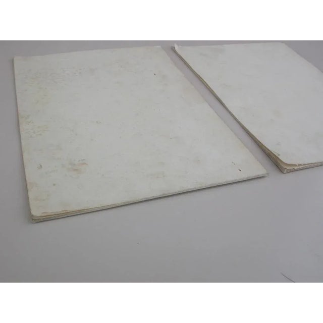 Illustrations from Furniture Archive, Early 20th Century, Original Pencil Drawings, Set of 2 For Sale - Image 3 of 12