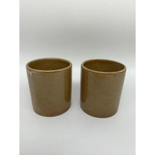 Stoneware Cups and Sugar Bowl, 1970s, Set of 7 For Sale - Image 10 of 10