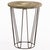 Mid 20th Century Modernist Stone-Top Iron Garden Table For Sale - Image 4 of 4