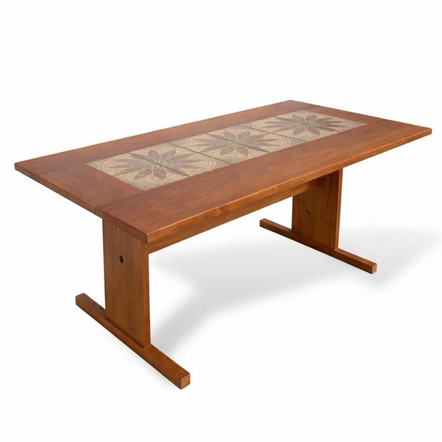 Danish Teak and Tile Dining Table from Gangso Møbler For Sale - Image 9 of 9