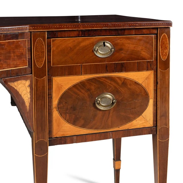 18th Century Irish George III Mahogany and Satinwood Sideboard For Sale - Image 4 of 4