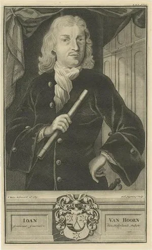 Ioan Van Hoorn, Esteemed Governor-General of the VOC, Dutch East Indies, 1724, Print