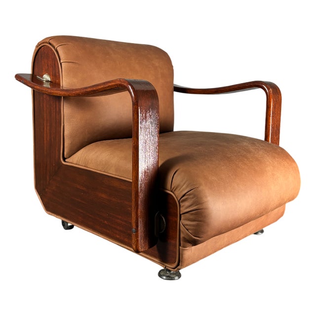 Mid-Century Brutalist Embassy Lounge or Easy Club Chair, 1960s For Sale