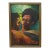 Vintage Expressive Figurative Oil Painting, Signed For Sale