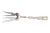Metal Silver Fish Serving Fork with Engraving Handle For Sale - Image 7 of 7