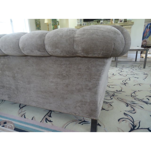 Gray Bespoke Sofa From Jj Custom For Sale - Image 8 of 11