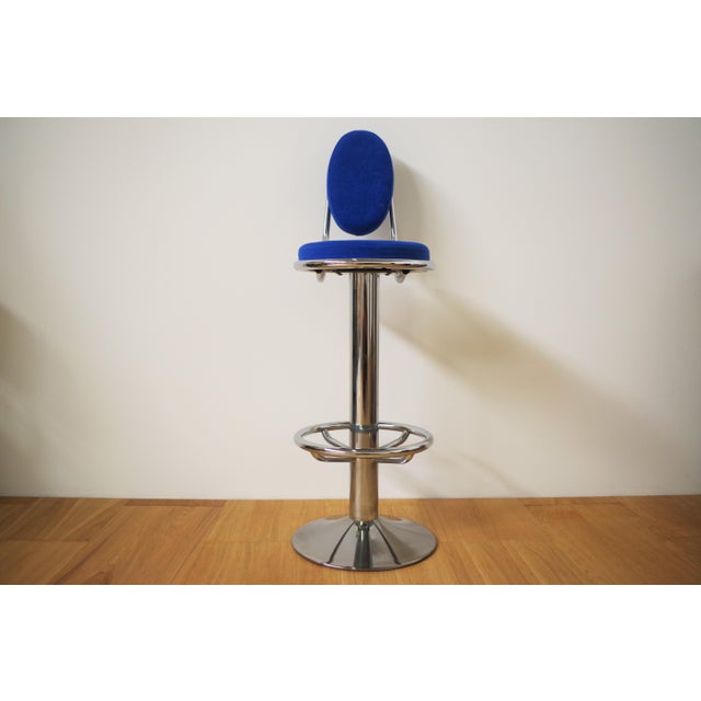 Chrome Rotating Stool, 1990s For Sale - Image 12 of 18