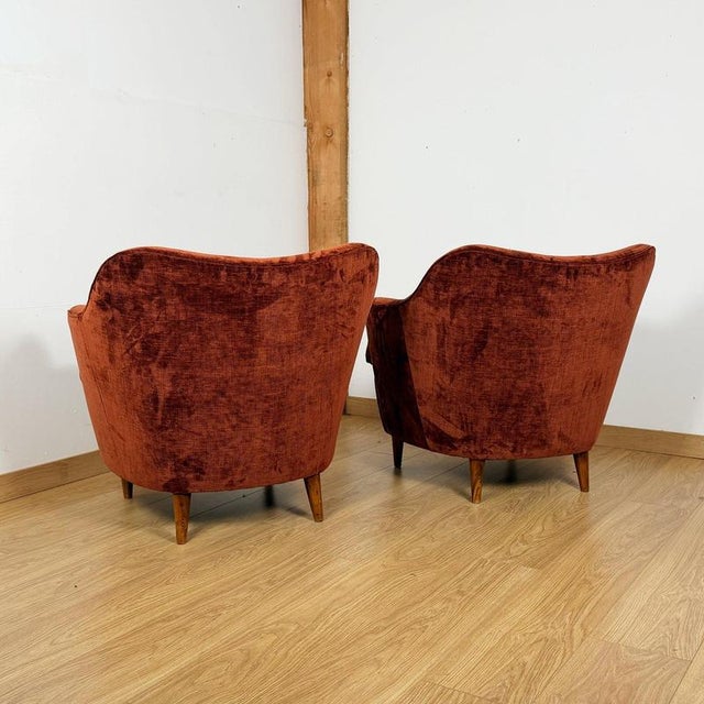 Mid-Century Italian Chairs, 1950s, Set of 2 For Sale - Image 4 of 7