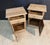 Brown Vintage Oak Bedside Cupboards, 1950, Set of 2 For Sale - Image 8 of 13