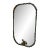 Swedish Modern Green Painted Wall Mirror For Sale