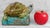 - Original 1970's Drip Glazed Stoneware Pottery Turtle Sculpture - Wonderful Detailing with Vibrant Drip Glazed Finish -...