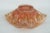 Imperial Star and File Marigold Carnival Glass Ruffled Sawtooth Bowl Dish For Sale - Image 9 of 11
