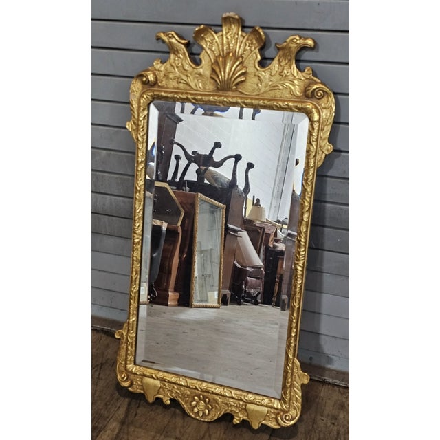 Friedman Brothers Late 20th Century Friedman Brothers Double Eagle Colonial Williamsburg Gold Gilt Mirror Cw Lg 6 For Sale - Image 4 of 11