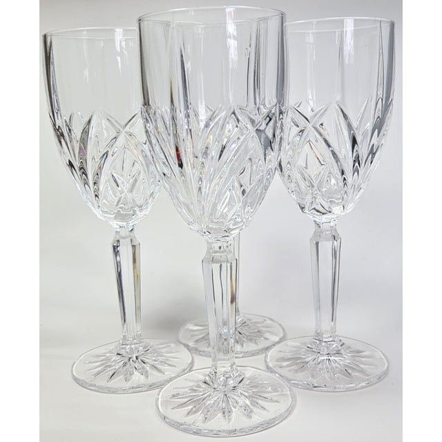 Glass Waterford Crystal Goblets- Set of Four For Sale - Image 7 of 10