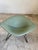1960s Newly Upholstered Leather Large Diamond Chairs and Ottoman by Harry Bertoia - A Set For Sale - Image 5 of 8