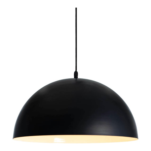 Regina Andrew Peridot Aluminum Outdoor Pendant, Large, Black For Sale