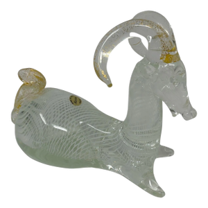Murano Glass Vintage Ram Figurine