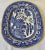 Antique Oval Gold Rimmed Blue Willow Side Dish /Vegetable Serving Platter From England - Circa 1850 For Sale In Dallas - Image 6 of 11
