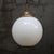 Opaline glass globe with Brass 2 meter black cotton flex Brass top and bottom E27 / E26 Up to 250V (Europe/UK...