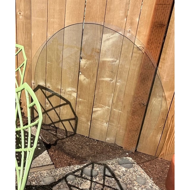 Metal 1950s Hall Bradley for Brown Jordan Top-Tier Line of “Calcutta”, Solid Cast Aluminum 5 Piece Patio Dining Set, Attributed For Sale - Image 7 of 12