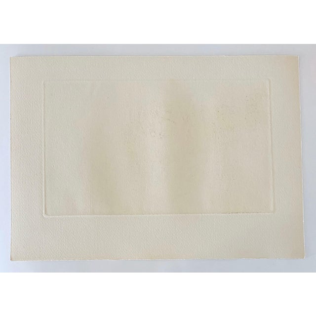 Mid 20th Century Robert A. Birmelin, Fallen Figures. Standing Dog, American Modernist Abstract Etching For Sale - Image 5 of 6