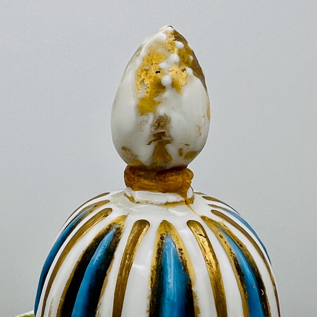 Antique French Sevres Style Porcelain Double Handled Urn For Sale - Image 12 of 16