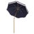 Valencia 6.5 Ft Beach Fringed Umbrella, Navy For Sale In Philadelphia - Image 6 of 8